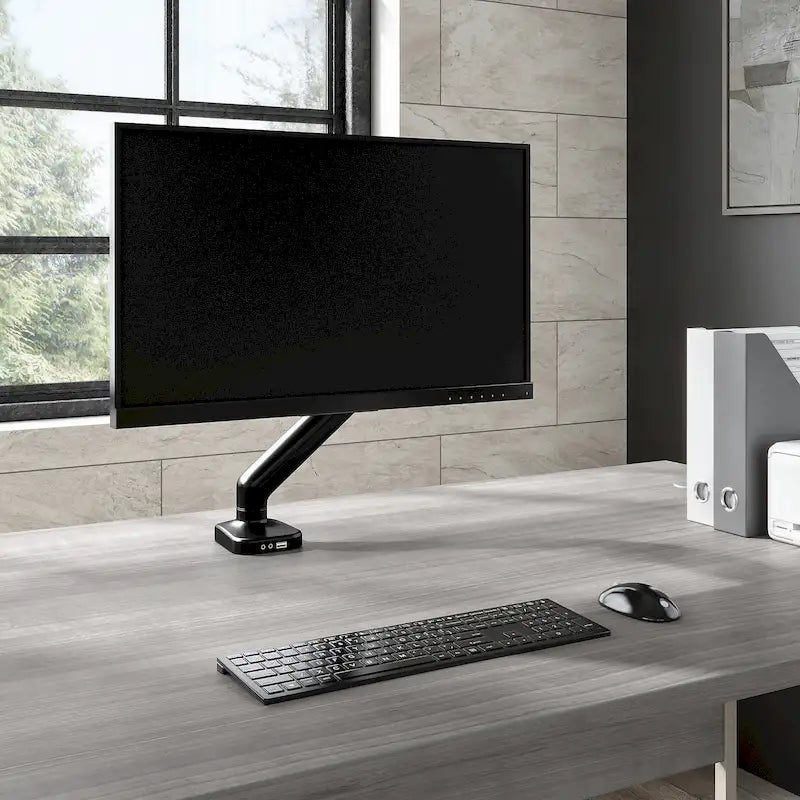 Bras de support d'écran réglable avec port USB