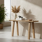 Artissance 35 Long 10 Wide Elmwood Bench, Natural Wood - 8' x 11'