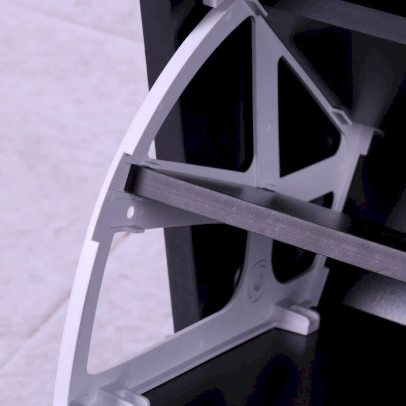 Meuble d'entrée 3 en 1 avec meuble à chaussures + étagère murale + miroir, Noir