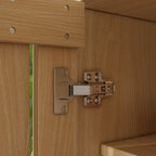 Ensemble de rangement fonctionnel pour couloir avec banc à coussin pied-de-poule