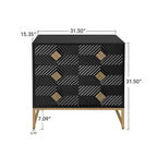Meuble de rangement à 3 tiroirs