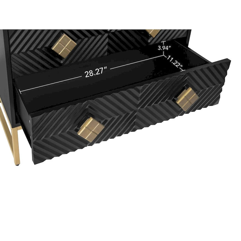 Meuble de rangement à 3 tiroirs