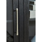 Dessert de salle à manger noir/gris - 74,13 L x 17,13 P x 35,13 H