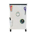 Meuble de rangement pour salle de classe modulaire Luxor - Meuble simple avec 3 grandes corbeilles