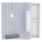 Armoire à pharmacie, trois étagères internes, porte simple, deux étagères externes, finition wengé noir