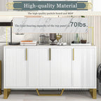 Buffet moderne avec étagères réglables pour cuisine