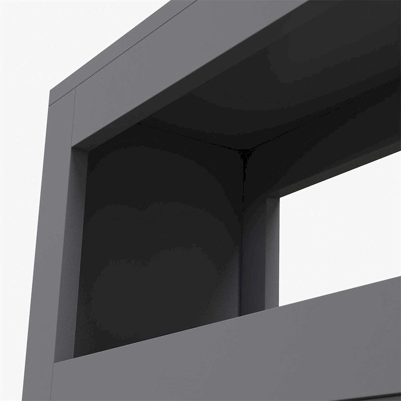 Meuble de rangement latéral étroit de salle de bain en bois roulant 6,25x20,5x28,25